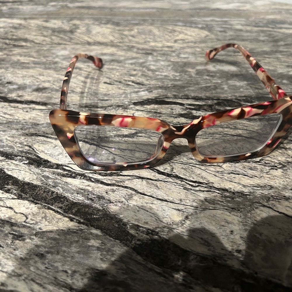 Tortoise Shell Cat-Eye Glasses Frames Only - image 8